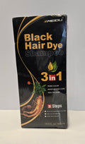 Meidu 3-in-1 Black Hair Dye Shampoo – 16.9 fl oz / 500 mL