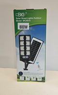 CBK 800W Outdoor Solar Street Light with Solar Panel & Remote – Model BK260-8
