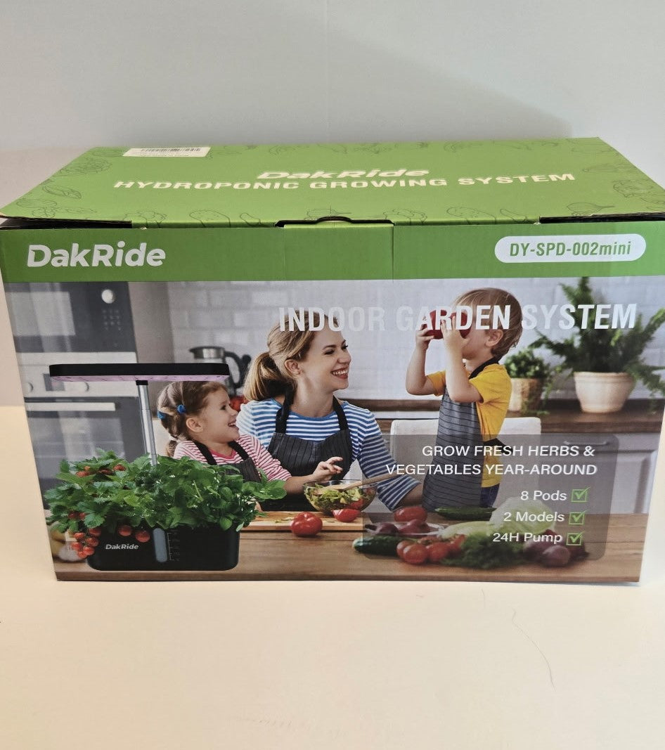 DakRide 8-Pod Indoor Hydroponic Growing System – DY-SPD-002mini