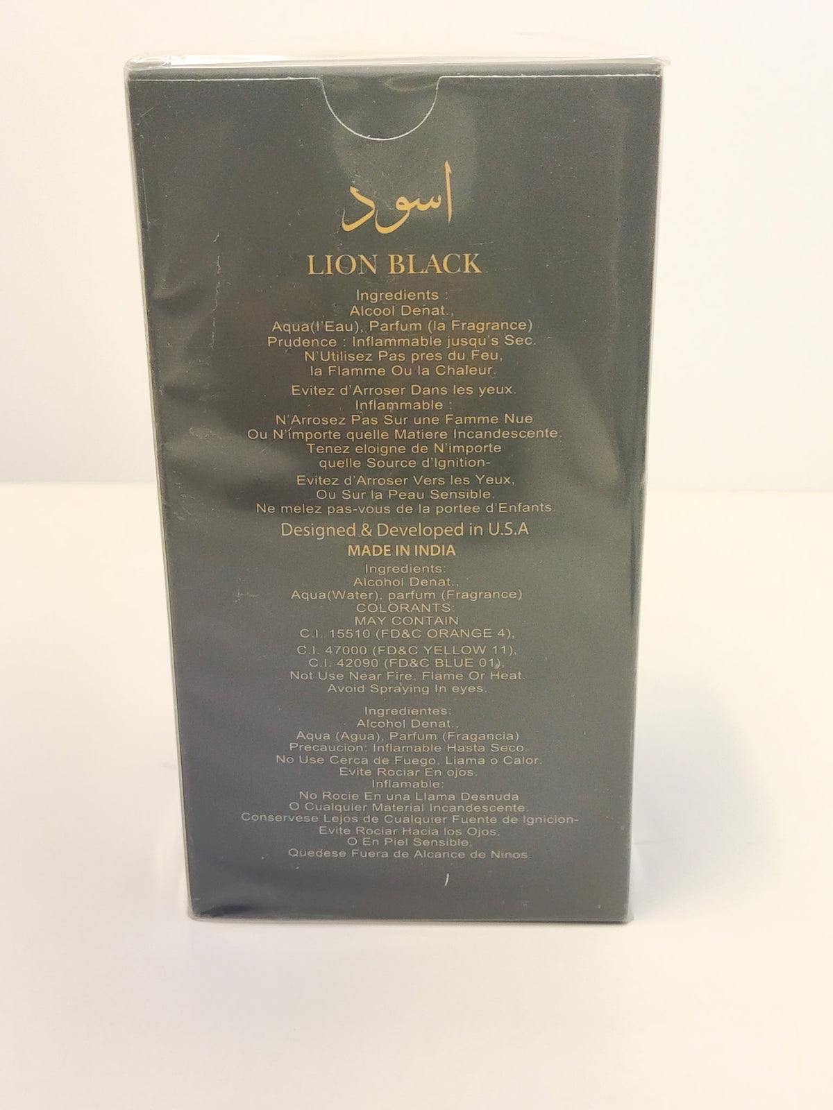 Lion Black Men’s Fragrance