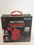 iHip Built-Tough SoundPods True Wireless Bluetooth Earphones Red