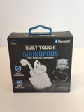 iHip Built-Tough SoundPods True Wireless Bluetooth Earphones – White